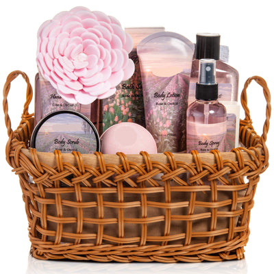 Rose & Orchid Spa Basket – Luxurious At‑Home Pampering Gift Set