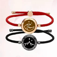 Shanmenghaishi Vibration Sensing Bracelet – Elegant Titanium Steel Couples Bracelet Set
