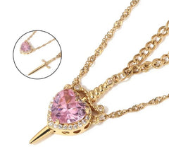 Love Dagger Couple Necklace – Bold Symbol of Unbreakable Love