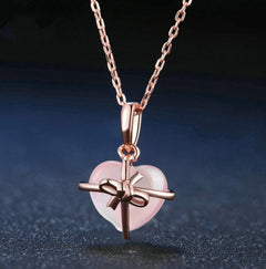Rose Quartz Pendant Necklace