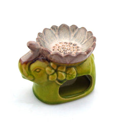 Lotus Ice Crack Elephant Aromatherapy Burner
