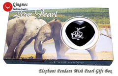 Wish Pearl Giraffe Pendant Gift Set – Freshwater Pearl Reveal Necklace (20×25mm)