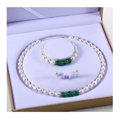 Freshwater Pearl Jewelry Gift Set – Necklace, Bracelet & Earrings