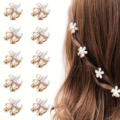 Pearl Decorative Hair Barrettes