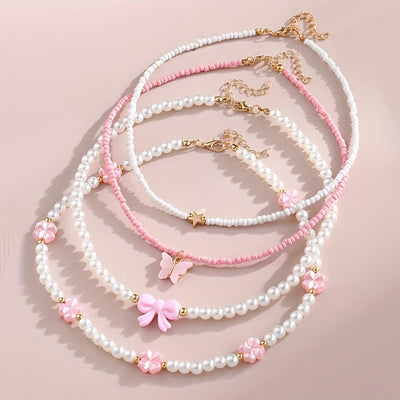 Pearl & Beaded Handmade Necklace