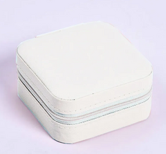 Compact PU Leather Jewelry Organizer – Travel Jewelry Storage Case