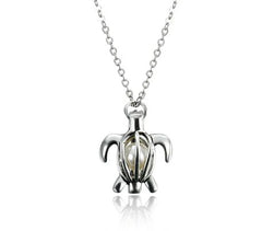 Natural Pearl Cage Necklace – Oyster-Inspired Pendant Collection